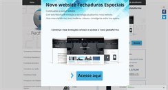 Desktop Screenshot of fechadurasespeciais.com.br